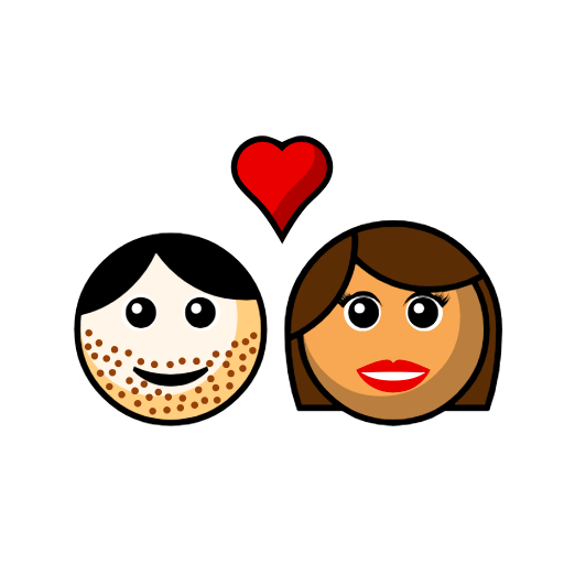 Couple With Heart - Man: Light Skin Tone, Woman: Medium Skin Tone Couple With Heart - Man: Light Skin Tone, Woman: Medium Skin Tone