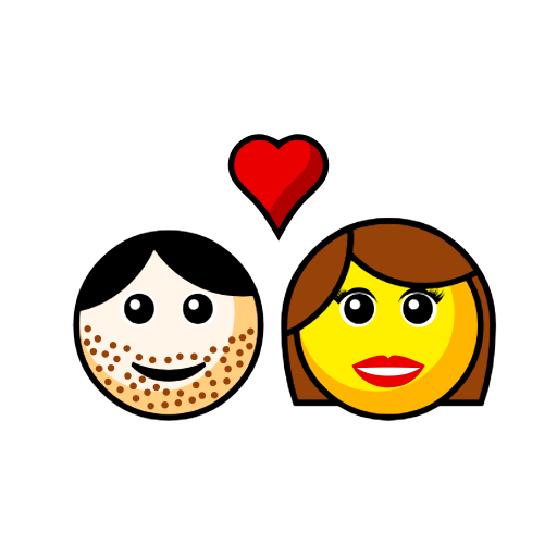 Couple With Heart - Man: Light Skin Tone, Woman: No Skin Tone Couple With Heart - Man: Light Skin Tone, Woman: No Skin Tone