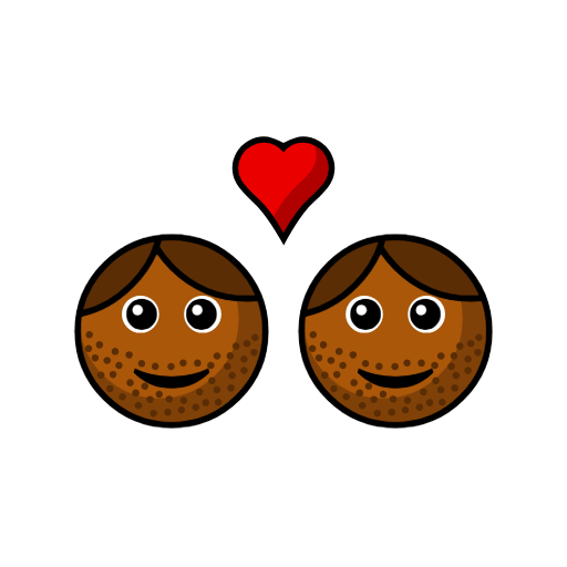 Couple with Heart: Man, Man, Medium-Dark Skin Tone Couple with Heart: Man, Man, Medium-Dark Skin Tone