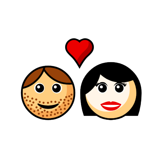 Couple With Heart - Man: Medium-Light Skin Tone, Woman: Light Skin Tone Couple With Heart - Man: Medium-Light Skin Tone, Woman: Light Skin Tone