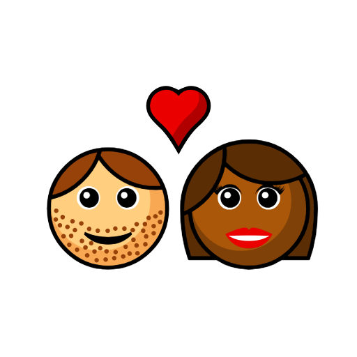 Couple With Heart - Man: Medium-Light Skin Tone, Woman: Medium-Dark Skin Tone Couple With Heart - Man: Medium-Light Skin Tone, Woman: Medium-Dark Skin Tone