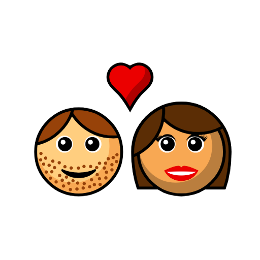 Couple With Heart - Man: Medium-Light Skin Tone, Woman: Medium Skin Tone Couple With Heart - Man: Medium-Light Skin Tone, Woman: Medium Skin Tone
