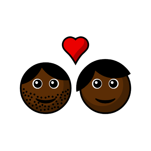 Couple With Heart: Man, Person, Dark Skin Tone Couple With Heart: Man, Person, Dark Skin Tone