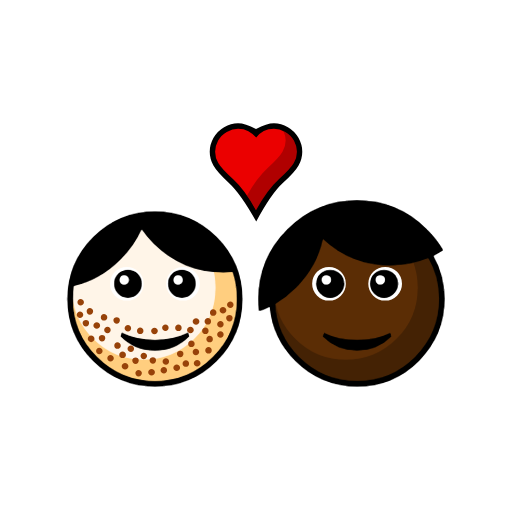 Couple With Heart: Man, Person, Light Skin Tone, Dark Skin Tone Couple With Heart: Man, Person, Light Skin Tone, Dark Skin Tone