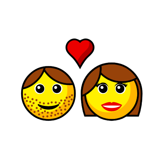 Couple With Heart - Man, Woman Couple With Heart - Man, Woman