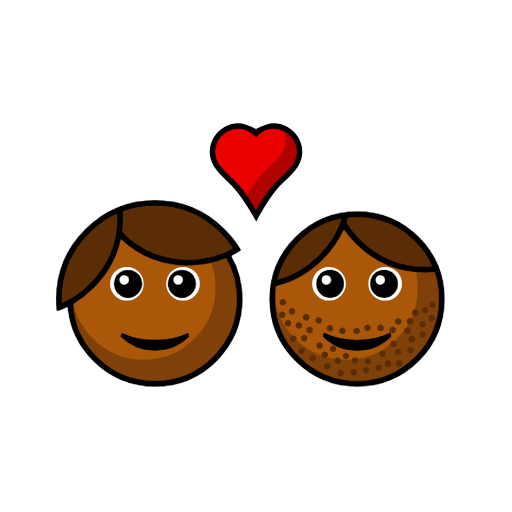 Couple With Heart: Person, Man, Medium-Dark Skin Tone Couple With Heart: Person, Man, Medium-Dark Skin Tone