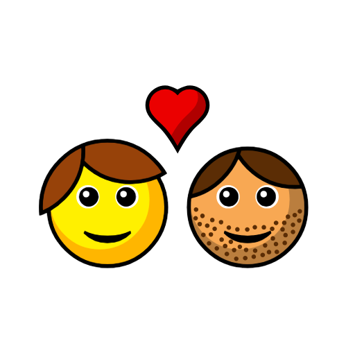 Couple With Heart: Person, Man, No Skin Tone, Medium Skin Tone Couple With Heart: Person, Man, No Skin Tone, Medium Skin Tone