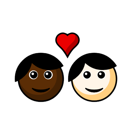 Couple with Heart: Person, Person, Dark Skin Tone, Light Skin Tone Couple with Heart: Person, Person, Dark Skin Tone, Light Skin Tone