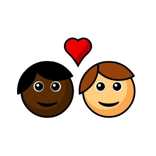 Couple with Heart: Person, Person, Dark Skin Tone, Medium-Light Skin Tone Couple with Heart: Person, Person, Dark Skin Tone, Medium-Light Skin Tone