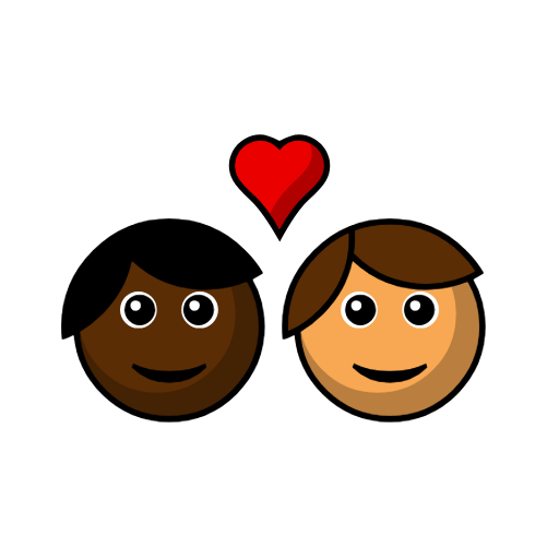 Couple with Heart: Person, Person, Dark Skin Tone, Medium Skin Tone Couple with Heart: Person, Person, Dark Skin Tone, Medium Skin Tone