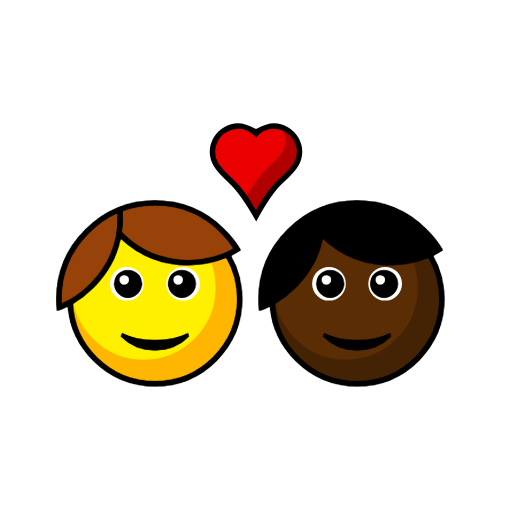 Couple With Heart: Person, Person, No Skin Tone, Dark Skin Tone Couple With Heart: Person, Person, No Skin Tone, Dark Skin Tone