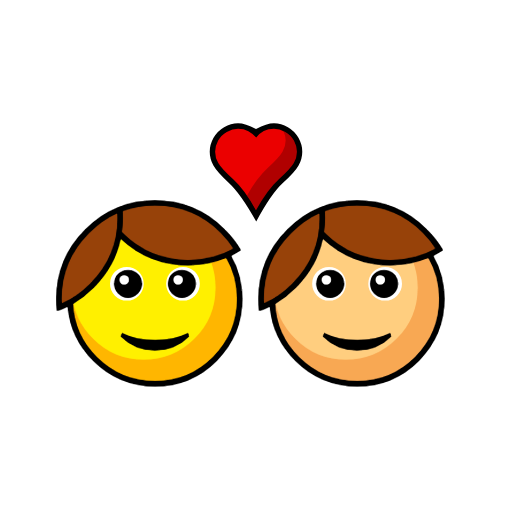 Couple With Heart: Person, Person, No Skin Tone, Medium-Light Skin Tone Couple With Heart: Person, Person, No Skin Tone, Medium-Light Skin Tone