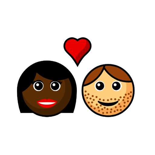 Couple with Heart: Woman, Man, Dark Skin Tone, Medium-Light Skin Tone Couple with Heart: Woman, Man, Dark Skin Tone, Medium-Light Skin Tone