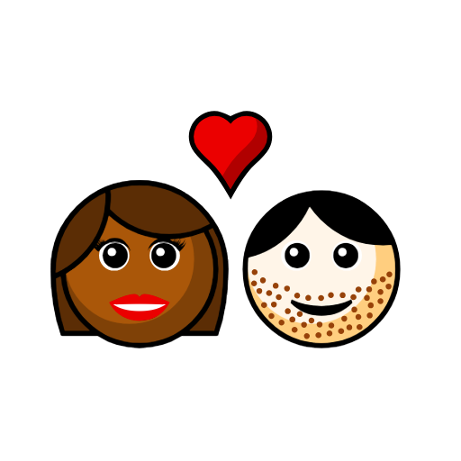 Couple with Heart: Woman, Man, Medium-Dark Skin Tone, Light Skin Tone Couple with Heart: Woman, Man, Medium-Dark Skin Tone, Light Skin Tone