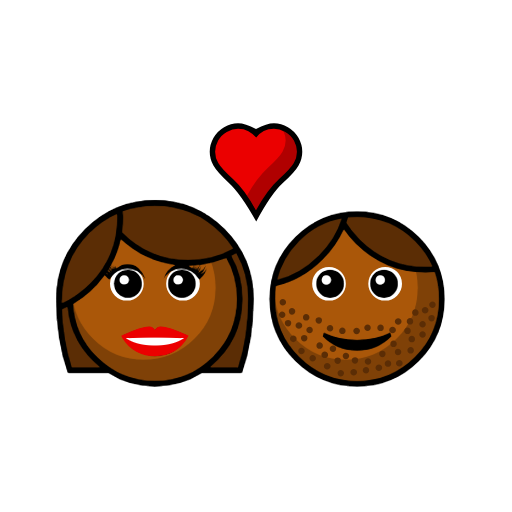 Couple with Heart: Woman, Man, Medium-Dark Skin Tone Couple with Heart: Woman, Man, Medium-Dark Skin Tone