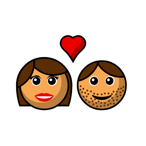 Couple with Heart: Woman, Man, Medium Skin Tone Couple with Heart: Woman, Man, Medium Skin Tone