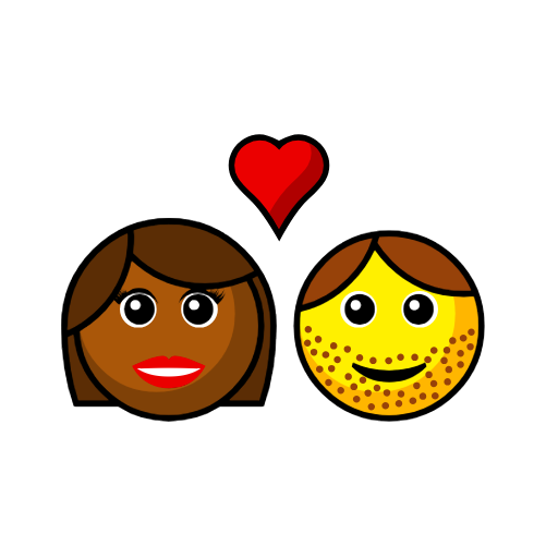 Couple With Heart - Woman: Medium-Dark Skin Tone, Man: No Skin Tone Couple With Heart - Woman: Medium-Dark Skin Tone, Man: No Skin Tone