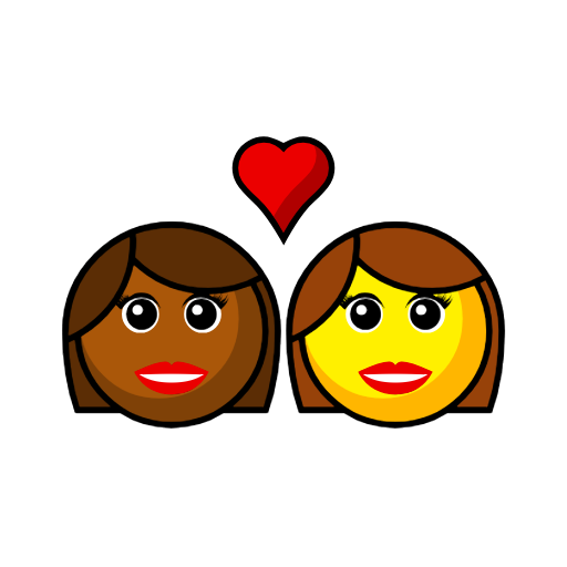 Couple With Heart - Woman: Medium-Dark Skin Tone, Woman: No Skin Tone Couple With Heart - Woman: Medium-Dark Skin Tone, Woman: No Skin Tone