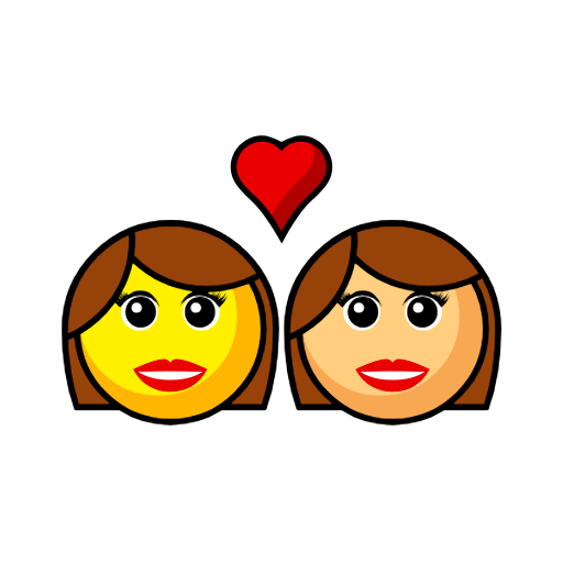 Couple With Heart - Woman: No Skin Tone, Woman: Medium-Light Skin Tone Couple With Heart - Woman: No Skin Tone, Woman: Medium-Light Skin Tone