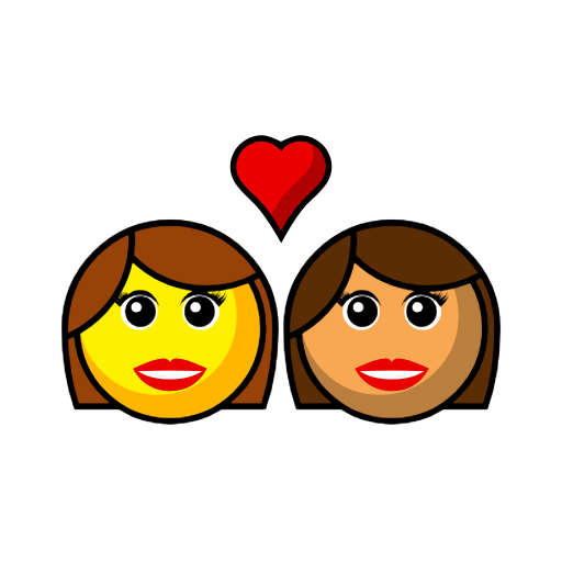 Couple With Heart - Woman: No Skin Tone, Woman: Medium Skin Tone Couple With Heart - Woman: No Skin Tone, Woman: Medium Skin Tone