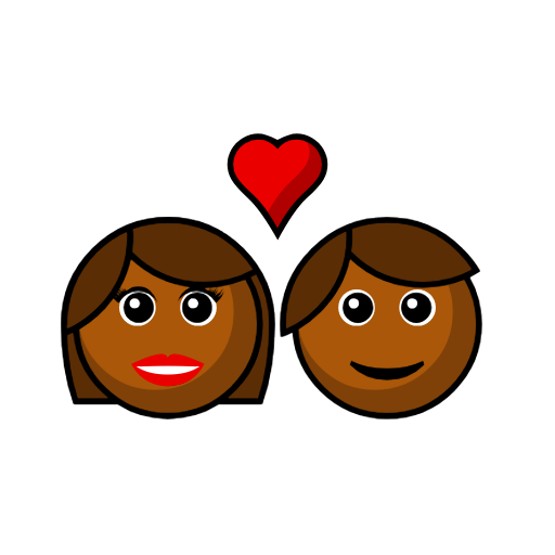 Couple With Heart: Woman, Person, Medium-Dark Skin Tone Couple With Heart: Woman, Person, Medium-Dark Skin Tone