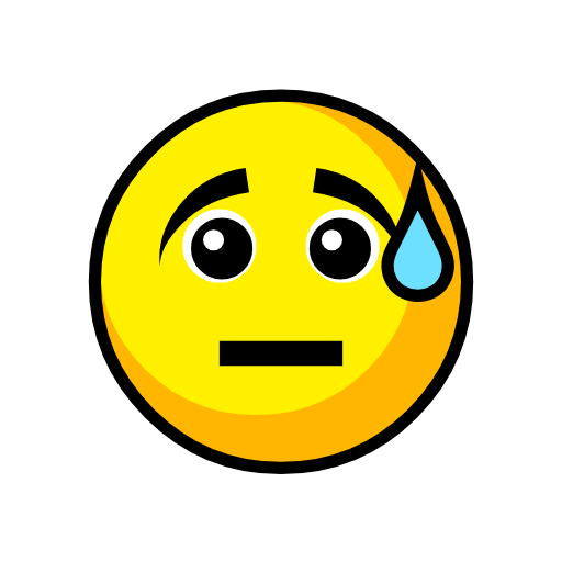 Downcast Face with Sweat Downcast Face with Sweat