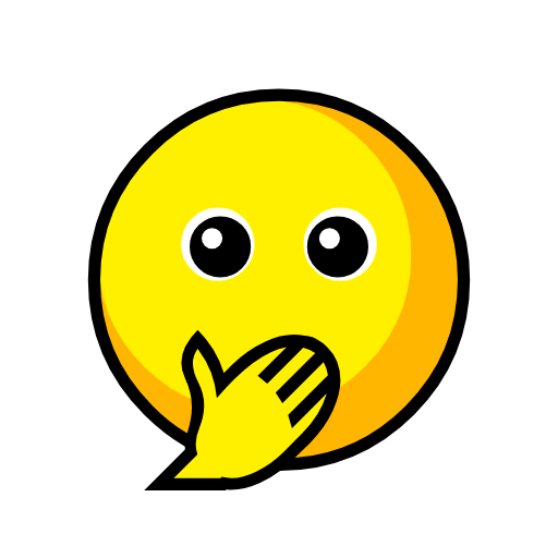 Face with Open Eyes and Hand Over Mouth Face with Open Eyes and Hand Over Mouth