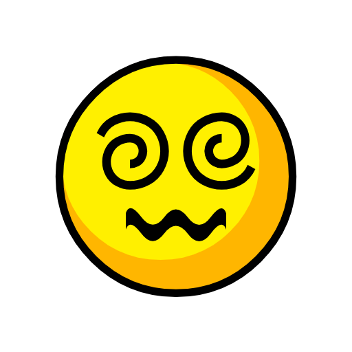 Face with Spiral Eyes Face with Spiral Eyes