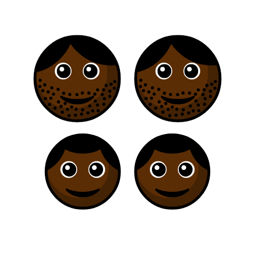 Family - Man: Dark Skin Tone, Man: Dark Skin Tone, Boy: Dark Skin Tone, Boy: Dark Skin Tone Family - Man: Dark Skin Tone, Man: Dark Skin Tone, Boy: Dark Skin Tone, Boy: Dark Skin Tone