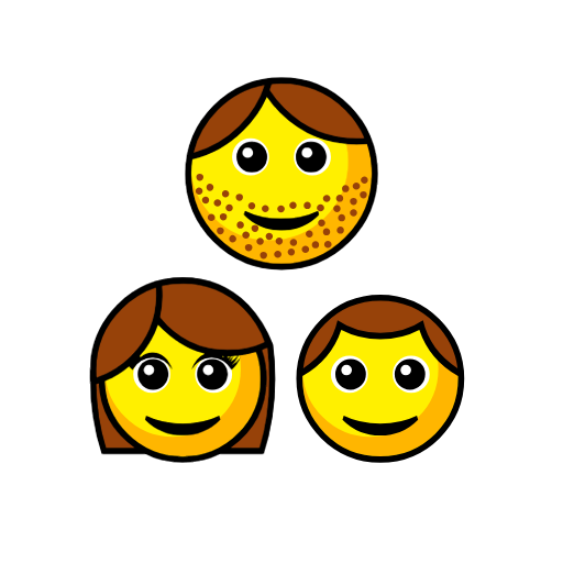 Family: Man, Girl, Boy Family: Man, Girl, Boy
