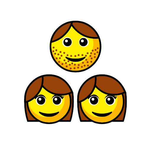 Family: Man, Girl, Girl Family: Man, Girl, Girl