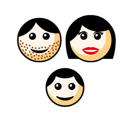 Family - Man: Light Skin Tone, Woman: Light Skin Tone, Boy: Light Skin Tone Family - Man: Light Skin Tone, Woman: Light Skin Tone, Boy: Light Skin Tone