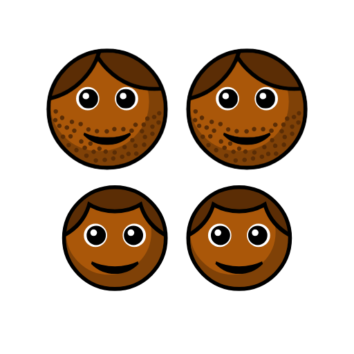 Family - Man: Medium-Dark Skin Tone, Man: Medium-Dark Skin Tone, Boy: Medium-Dark Skin Tone, Boy: Medium-Dark Skin Tone Family - Man: Medium-Dark Skin Tone, Man: Medium-Dark Skin Tone, Boy: Medium-Dark Skin Tone, Boy: Medium-Dark Skin Tone