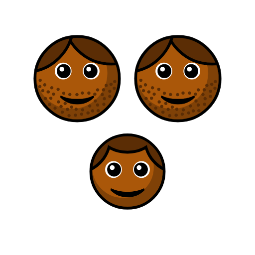 Family - Man: Medium-Dark Skin Tone, Man: Medium-Dark Skin Tone, Boy: Medium-Dark Skin Tone Family - Man: Medium-Dark Skin Tone, Man: Medium-Dark Skin Tone, Boy: Medium-Dark Skin Tone