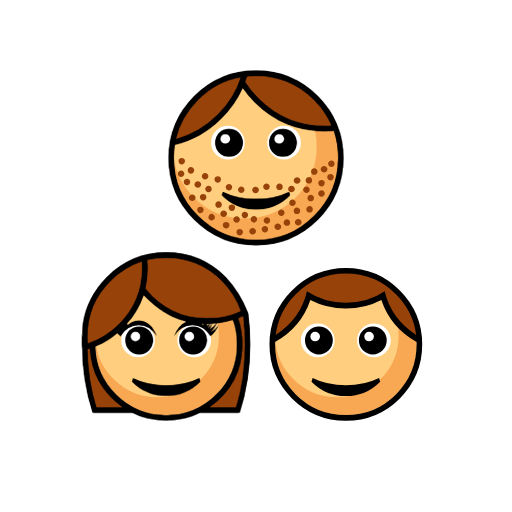 Family - Man: Medium-Light Skin Tone, Girl: Medium-Light Skin Tone, Boy: Medium-Light Skin Tone Family - Man: Medium-Light Skin Tone, Girl: Medium-Light Skin Tone, Boy: Medium-Light Skin Tone