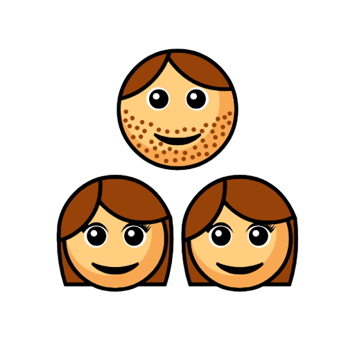Family - Man: Medium-Light Skin Tone, Girl: Medium-Light Skin Tone, Girl: Medium-Light Skin Tone Family - Man: Medium-Light Skin Tone, Girl: Medium-Light Skin Tone, Girl: Medium-Light Skin Tone