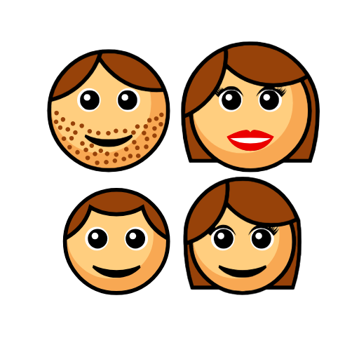 Family - Man: Medium-Light Skin Tone, Woman: Medium-Light Skin Tone, Boy: Medium-Light Skin Tone, Girl: Medium-Light Skin Tone Family - Man: Medium-Light Skin Tone, Woman: Medium-Light Skin Tone, Boy: Medium-Light Skin Tone, Girl: Medium-Light Skin Tone