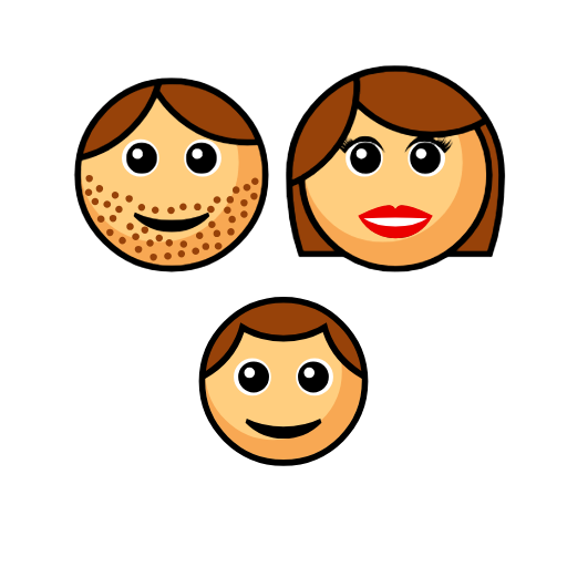 Family - Man: Medium-Light Skin Tone, Woman: Medium-Light Skin Tone, Boy: Medium-Light Skin Tone Family - Man: Medium-Light Skin Tone, Woman: Medium-Light Skin Tone, Boy: Medium-Light Skin Tone