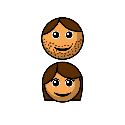 Family - Man: Medium Skin Tone, Girl: Medium Skin Tone Family - Man: Medium Skin Tone, Girl: Medium Skin Tone