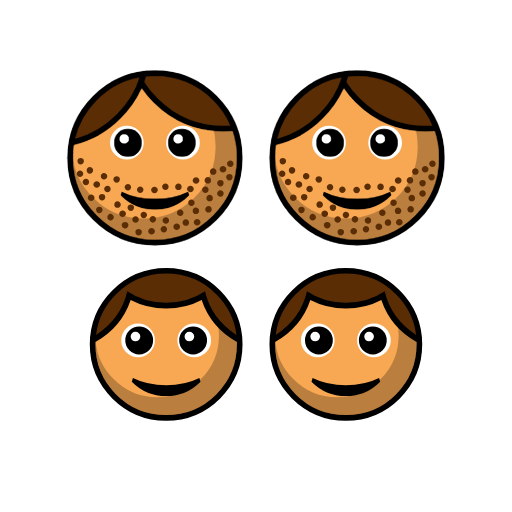 Family - Man: Medium Skin Tone, Man: Medium Skin Tone, Boy: Medium Skin Tone, Boy: Medium Skin Tone Family - Man: Medium Skin Tone, Man: Medium Skin Tone, Boy: Medium Skin Tone, Boy: Medium Skin Tone