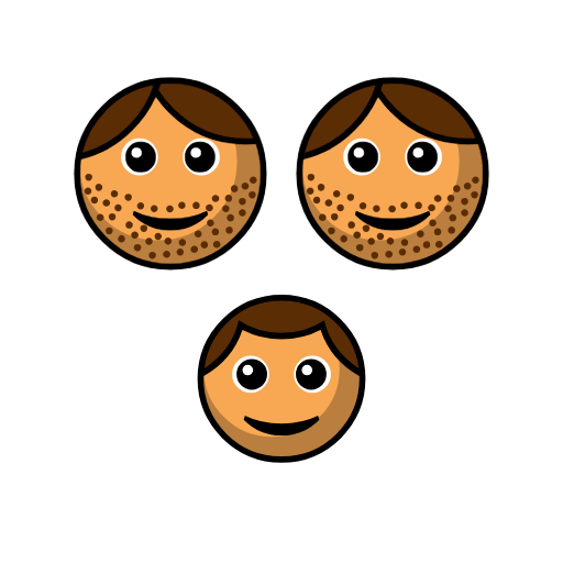 Family - Man: Medium Skin Tone, Man: Medium Skin Tone, Boy: Medium Skin Tone Family - Man: Medium Skin Tone, Man: Medium Skin Tone, Boy: Medium Skin Tone