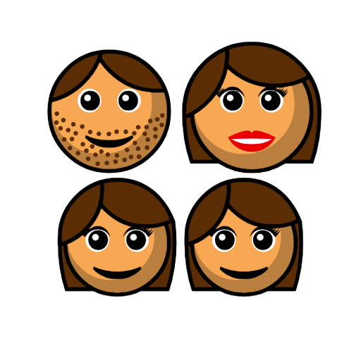 Family - Man: Medium Skin Tone, Woman: Medium Skin Tone, Girl: Medium Skin Tone, Girl: Medium Skin Tone Family - Man: Medium Skin Tone, Woman: Medium Skin Tone, Girl: Medium Skin Tone, Girl: Medium Skin Tone