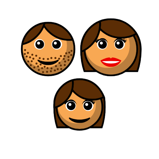 Family - Man: Medium Skin Tone, Woman: Medium Skin Tone, Girl: Medium Skin Tone Family - Man: Medium Skin Tone, Woman: Medium Skin Tone, Girl: Medium Skin Tone