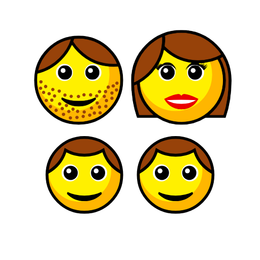 Family: Man, Woman, Boy, Boy Family: Man, Woman, Boy, Boy