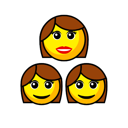 Family: Woman, Girl, Girl Family: Woman, Girl, Girl