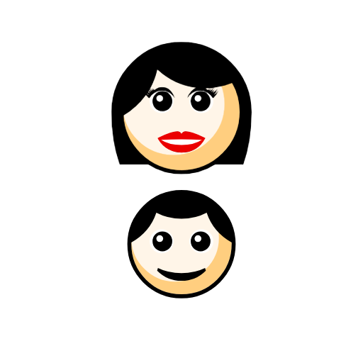 Family - Woman: Light Skin Tone, Boy: Light Skin Tone Family - Woman: Light Skin Tone, Boy: Light Skin Tone