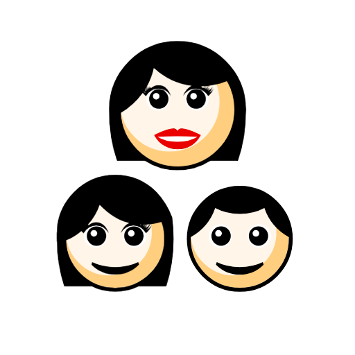 Family - Woman: Light Skin Tone, Girl: Light Skin Tone, Boy: Light Skin Tone Family - Woman: Light Skin Tone, Girl: Light Skin Tone, Boy: Light Skin Tone