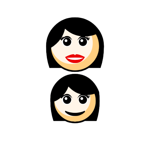 Family - Woman: Light Skin Tone, Girl: Light Skin Tone Family - Woman: Light Skin Tone, Girl: Light Skin Tone