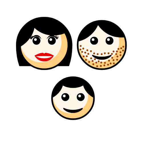 Family - Woman: Light Skin Tone, Man: Light Skin Tone, Boy: Light Skin Tone Family - Woman: Light Skin Tone, Man: Light Skin Tone, Boy: Light Skin Tone