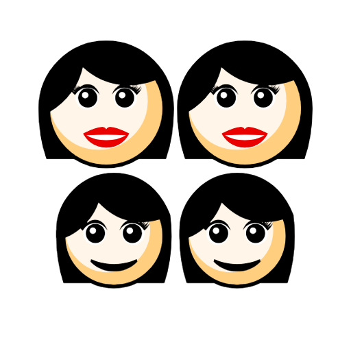 Family - Woman: Light Skin Tone, Woman: Light Skin Tone, Girl: Light Skin Tone, Girl: Light Skin Tone Family - Woman: Light Skin Tone, Woman: Light Skin Tone, Girl: Light Skin Tone, Girl: Light Skin Tone
